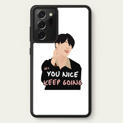 You Nice Keep Going - K Pop  - BTS Phone Case for Galaxy Note 20 Ultra