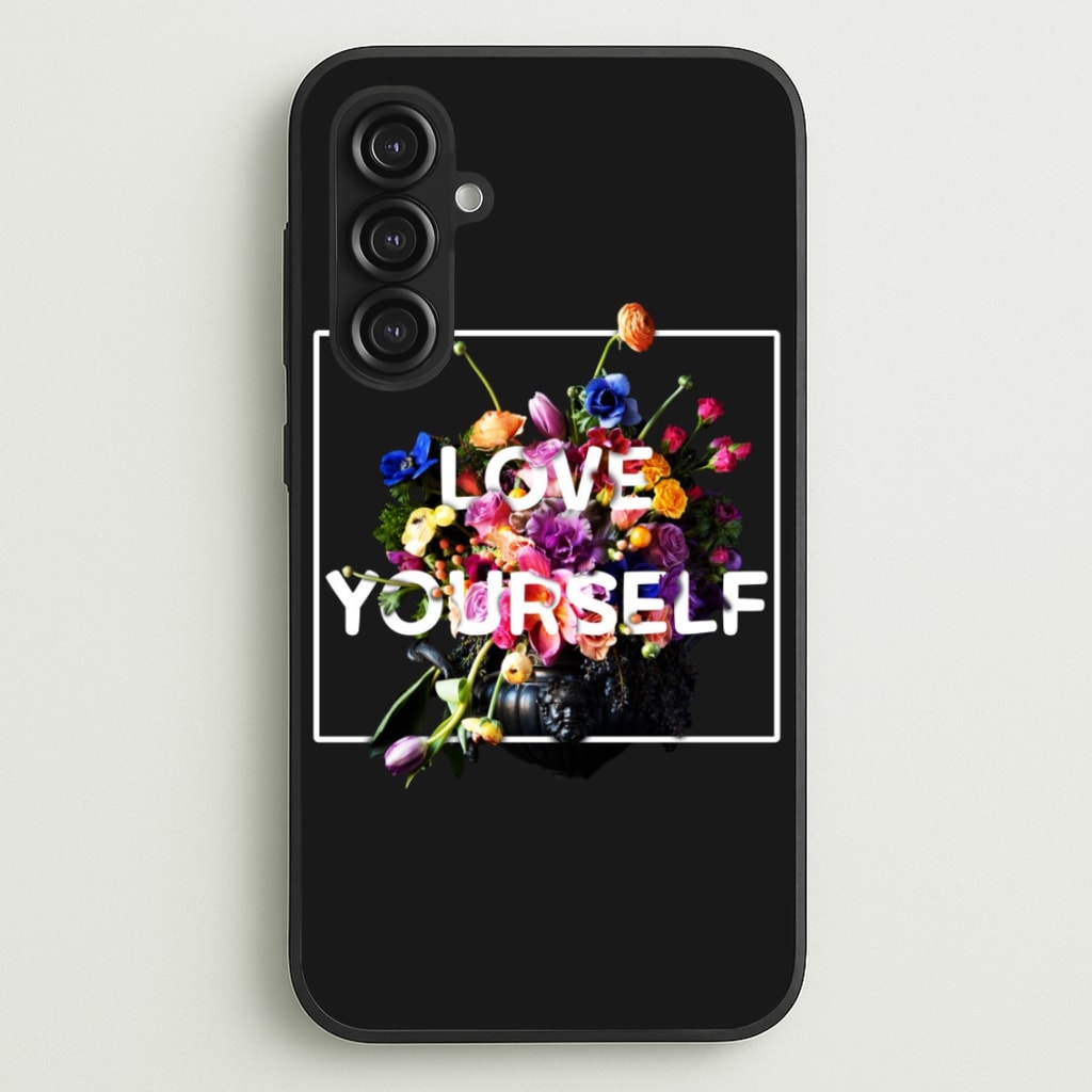 Floral Love Yourself - K Pop  - BTS Phone Case for Galaxy S23FE