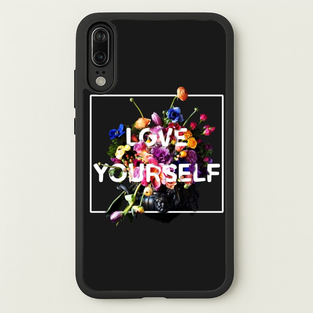 Floral Love Yourself - K Pop  - BTS Phone Case for Huawei P20