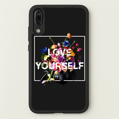 Floral Love Yourself - K Pop  - BTS Phone Case for Huawei P20