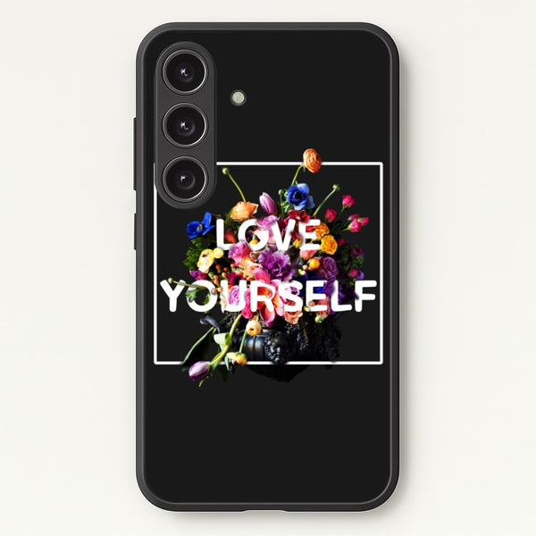 Floral Love Yourself - K Pop  - BTS Phone Case for Galaxy S25