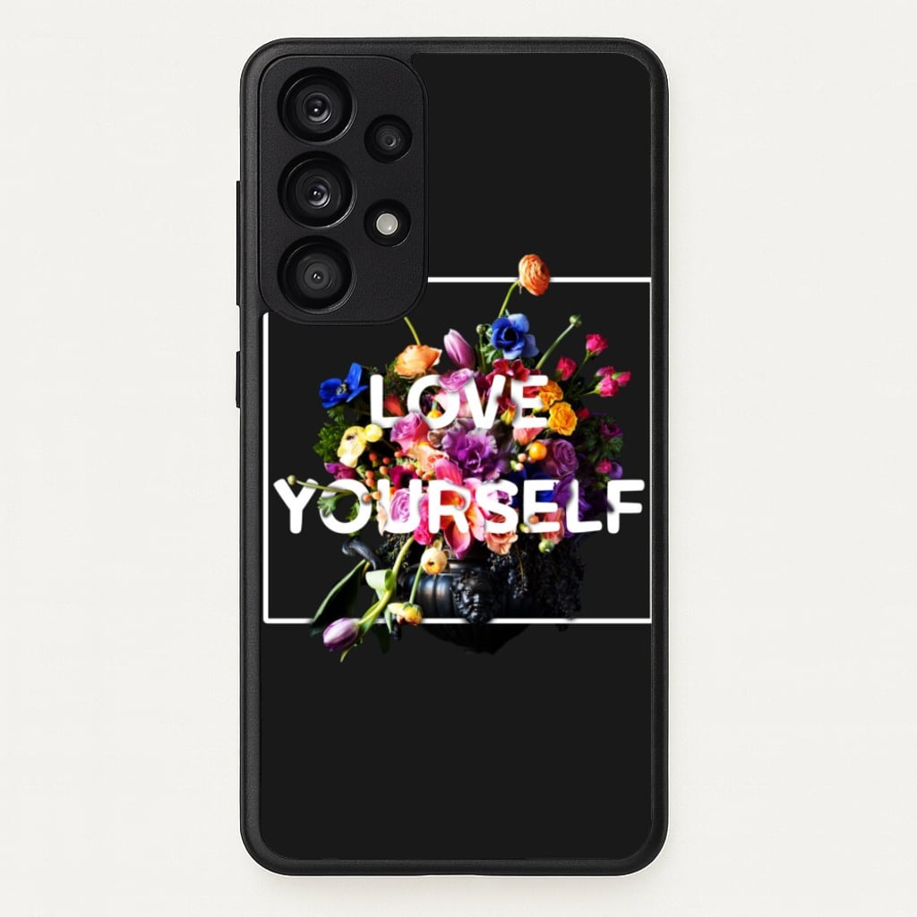 Floral Love Yourself - K Pop  - BTS Phone Case for Galaxy A33