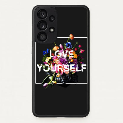 Floral Love Yourself - K Pop  - BTS Phone Case for Galaxy A33