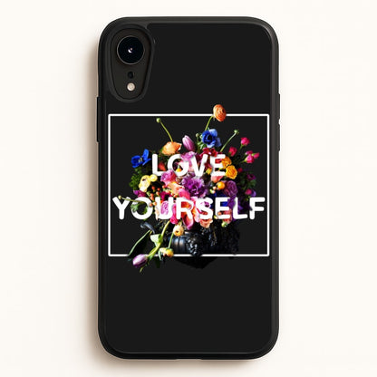 Floral Love Yourself - K Pop  - BTS Phone Case for iPhone XR