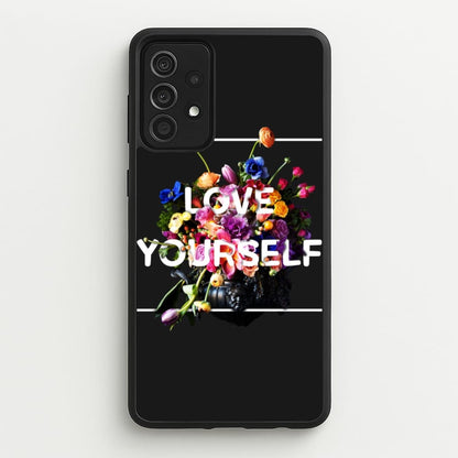 Floral Love Yourself - K Pop  - BTS Phone Case for Galaxy A52 / A52s