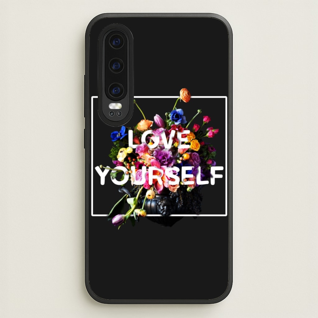 Floral Love Yourself - K Pop  - BTS Phone Case for Huawei P30
