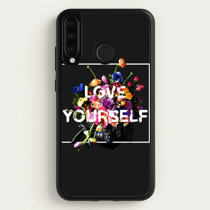 Floral Love Yourself - K Pop  - BTS Phone Case for Huawei P30 Lite