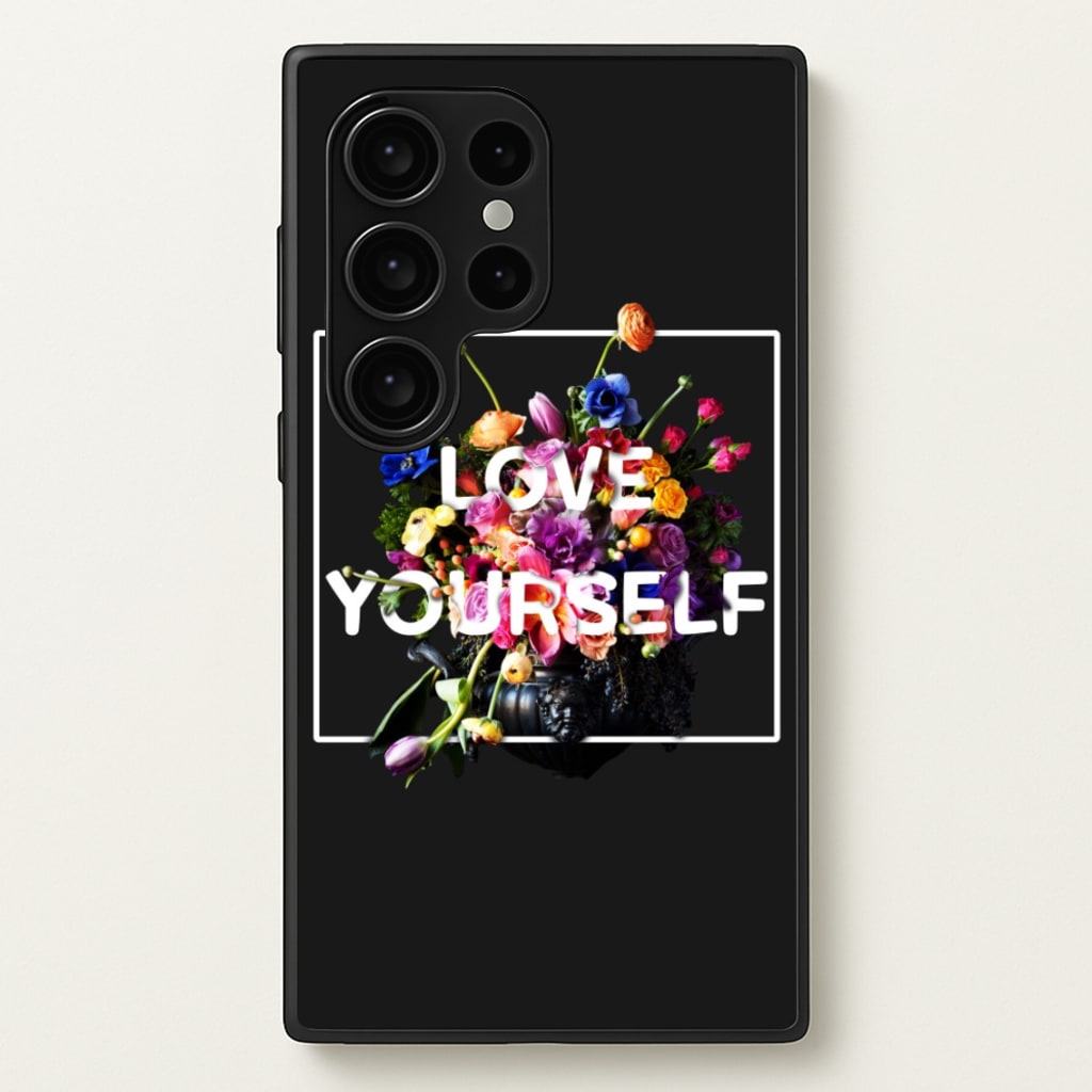 Floral Love Yourself - K Pop  - BTS Phone Case for Galaxy S24 Ultra