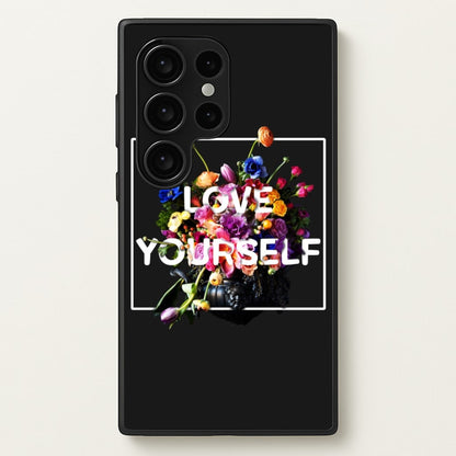 Floral Love Yourself - K Pop  - BTS Phone Case for Galaxy S24 Ultra