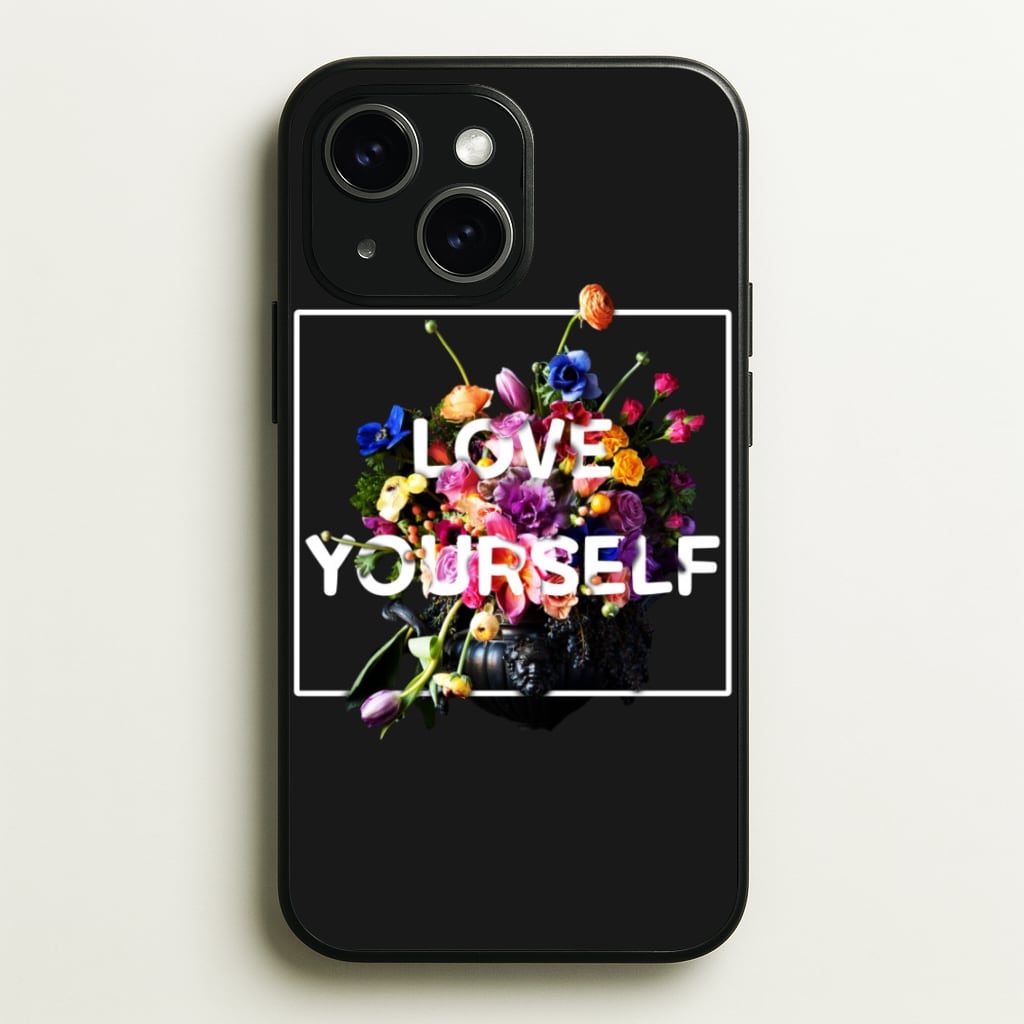 Floral Love Yourself - K Pop  - BTS Phone Case for iPhone 15 Plus