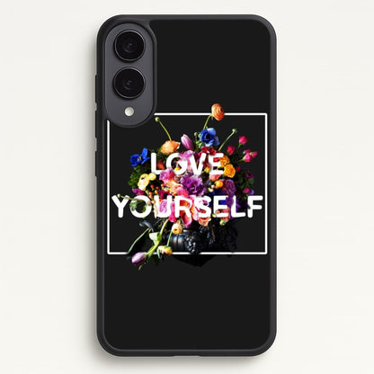 Floral Love Yourself - K Pop  - BTS Phone Case for Galaxy S25 Edge