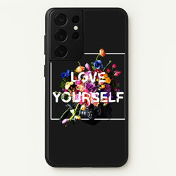 Floral Love Yourself - K Pop  - BTS Phone Case for Galaxy S21 Ultra