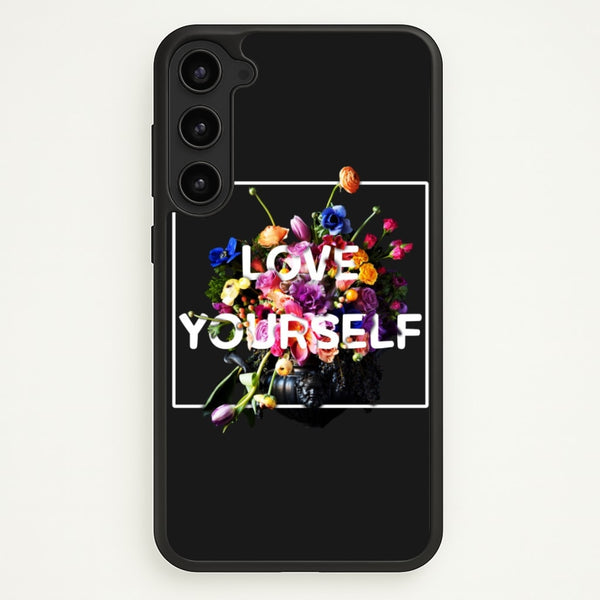 Floral Love Yourself - K Pop  - BTS Phone Case for Galaxy S23 Plus