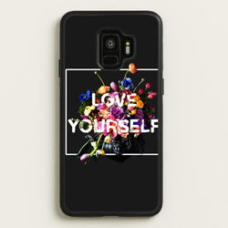 Floral Love Yourself - K Pop  - BTS Phone Case for Galaxy S9
