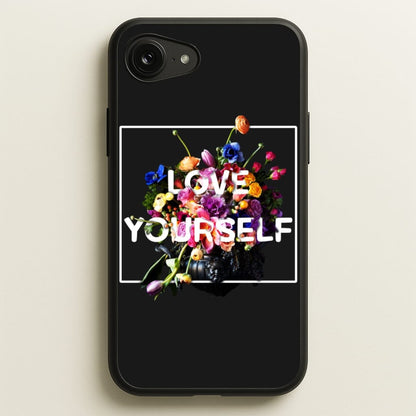Floral Love Yourself - K Pop  - BTS Phone Case for iPhone 16e