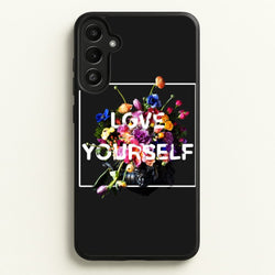 Floral Love Yourself - K Pop  - BTS Phone Case for Galaxy A36