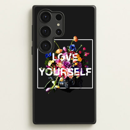 Floral Love Yourself - K Pop  - BTS Phone Case for Galaxy S25 Ultra