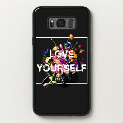 Floral Love Yourself - K Pop  - BTS Phone Case for Galaxy S8