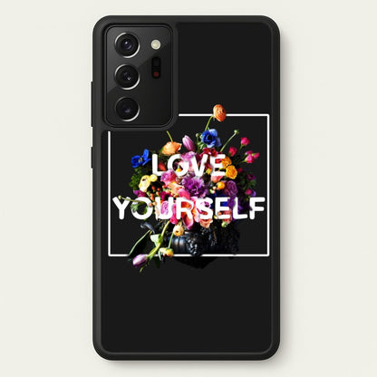 Floral Love Yourself - K Pop  - BTS Phone Case for Galaxy Note 20 Ultra