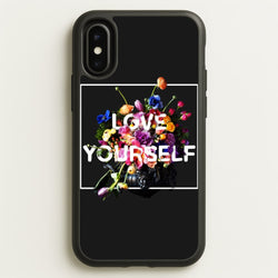 Floral Love Yourself - K Pop  - BTS Phone Case for iPhone X / XS