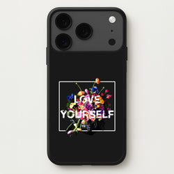 Floral Love Yourself - K Pop Phone Case for iPhone 17 Pro