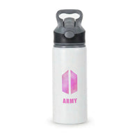 BTS Army Pink - K Pop Active Water Bottle