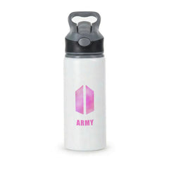 BTS Army Pink - K Pop Active Water Bottle