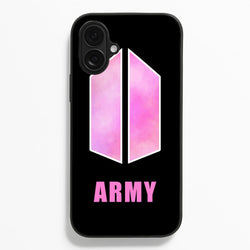 BTS Army Pink - K Pop  - BTS Phone Case for iPhone 16 Plus