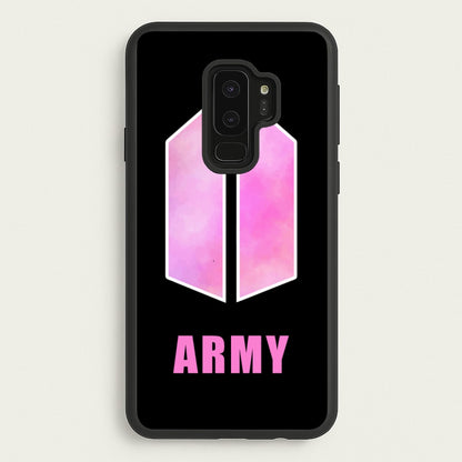 BTS Army Pink - K Pop  - BTS Phone Case for Galaxy S9 Plus
