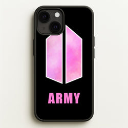BTS Army Pink - K Pop  - BTS Phone Case for iPhone 13