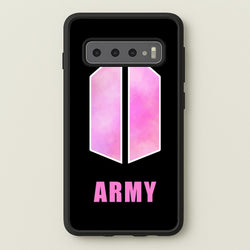BTS Army Pink - K Pop  - BTS Phone Case for Galaxy S10