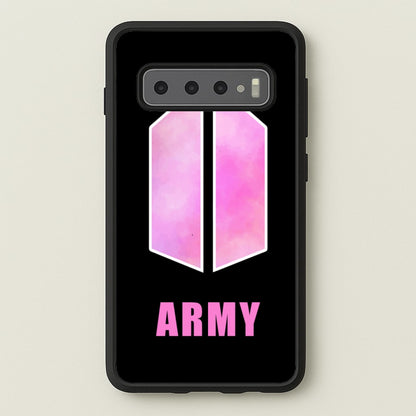 BTS Army Pink - K Pop  - BTS Phone Case for Galaxy S10