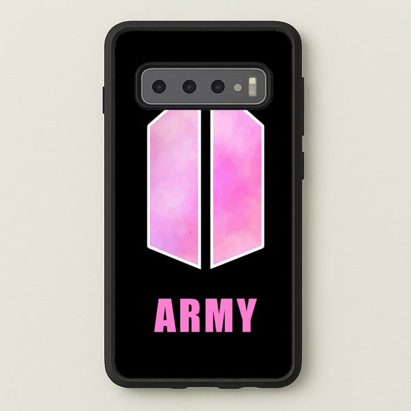 BTS Army Pink - K Pop  - BTS Phone Case for Galaxy S10