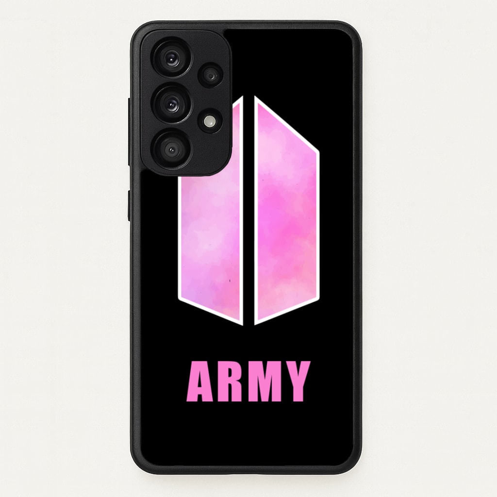 BTS Army Pink - K Pop  - BTS Phone Case for Galaxy A53