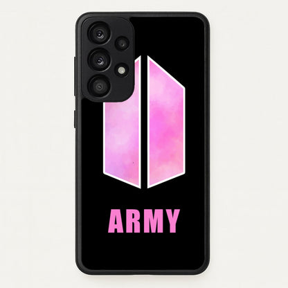 BTS Army Pink - K Pop  - BTS Phone Case for Galaxy A53