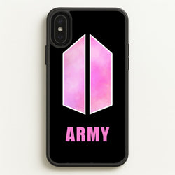 BTS Army Pink - K Pop  - BTS Phone Case for iPhone XS Max