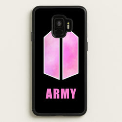 BTS Army Pink - K Pop  - BTS Phone Case for Galaxy S9