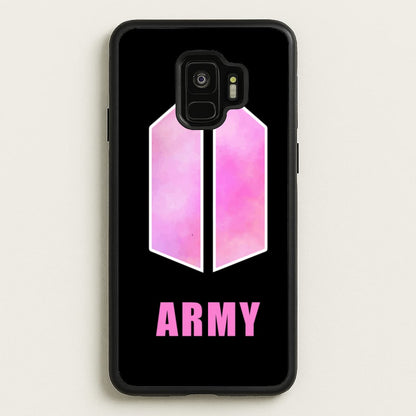 BTS Army Pink - K Pop  - BTS Phone Case for Galaxy S9