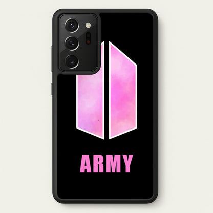 BTS Army Pink - K Pop  - BTS Phone Case for Galaxy Note 20 Ultra