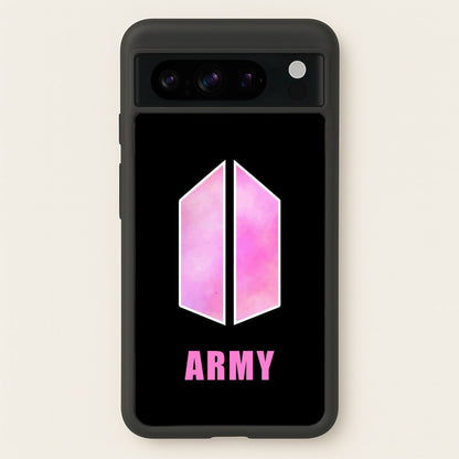 BTS Army Pink - K Pop  - BTS Phone Case for Google Pixel 8 Pro