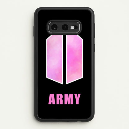 BTS Army Pink - K Pop  - BTS Phone Case for Galaxy S10e