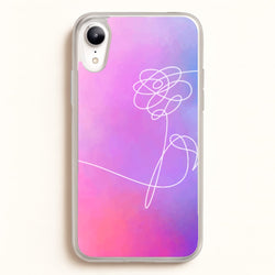 BTS Flower Pattern - K Pop  - BTS Phone Case for iPhone XR