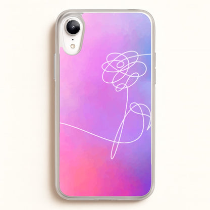 BTS Flower Pattern - K Pop  - BTS Phone Case for iPhone XR