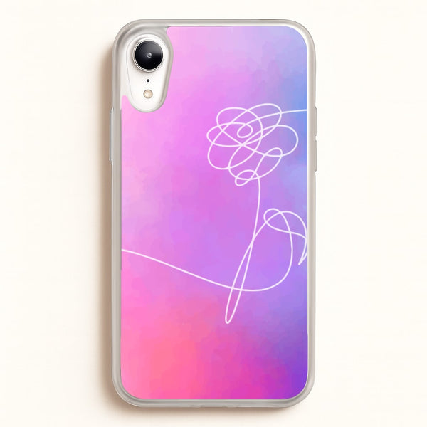 BTS Flower Pattern - K Pop  - BTS Phone Case for iPhone XR
