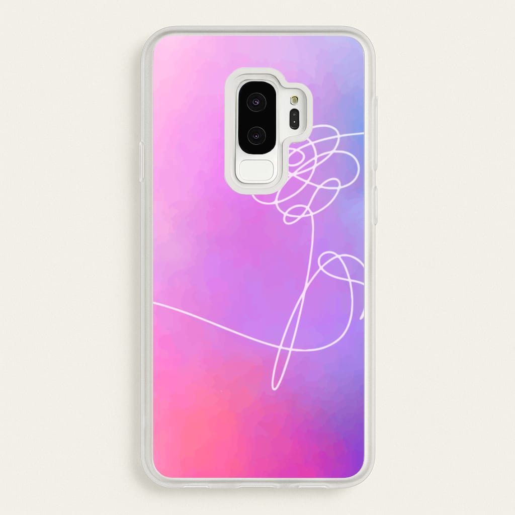 BTS Flower Pattern - K Pop  - BTS Phone Case for Galaxy S9 Plus