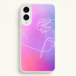 BTS Flower Pattern - K Pop  - BTS Phone Case for Galaxy S25 Edge