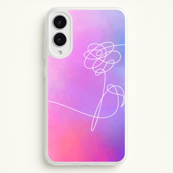 BTS Flower Pattern - K Pop  - BTS Phone Case for Galaxy S25 Edge