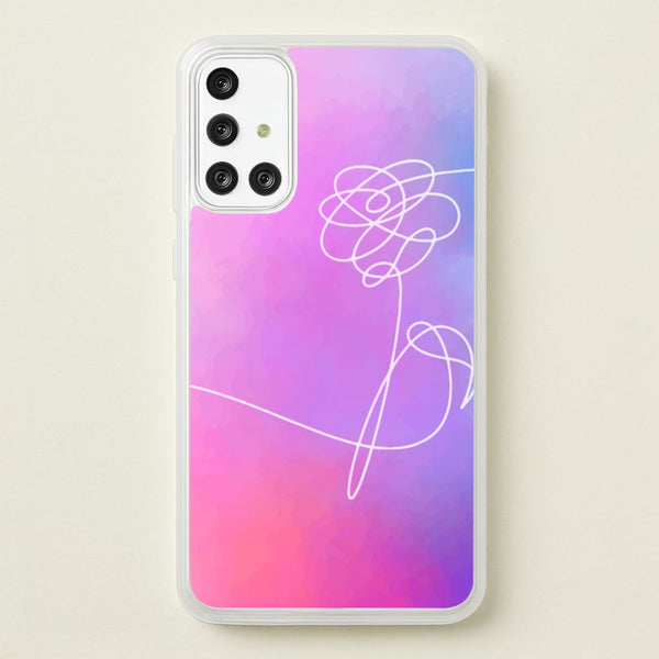 BTS Flower Pattern - K Pop  - BTS Phone Case for Galaxy A71