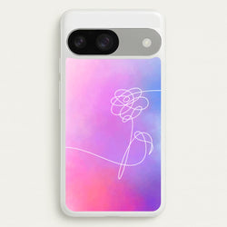 BTS Flower Pattern - K Pop  - BTS Phone Case for Google Pixel 9 / 9 Pro