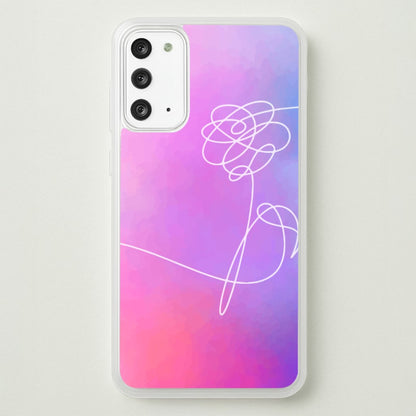 BTS Flower Pattern - K Pop  - BTS Phone Case for Galaxy Note 20